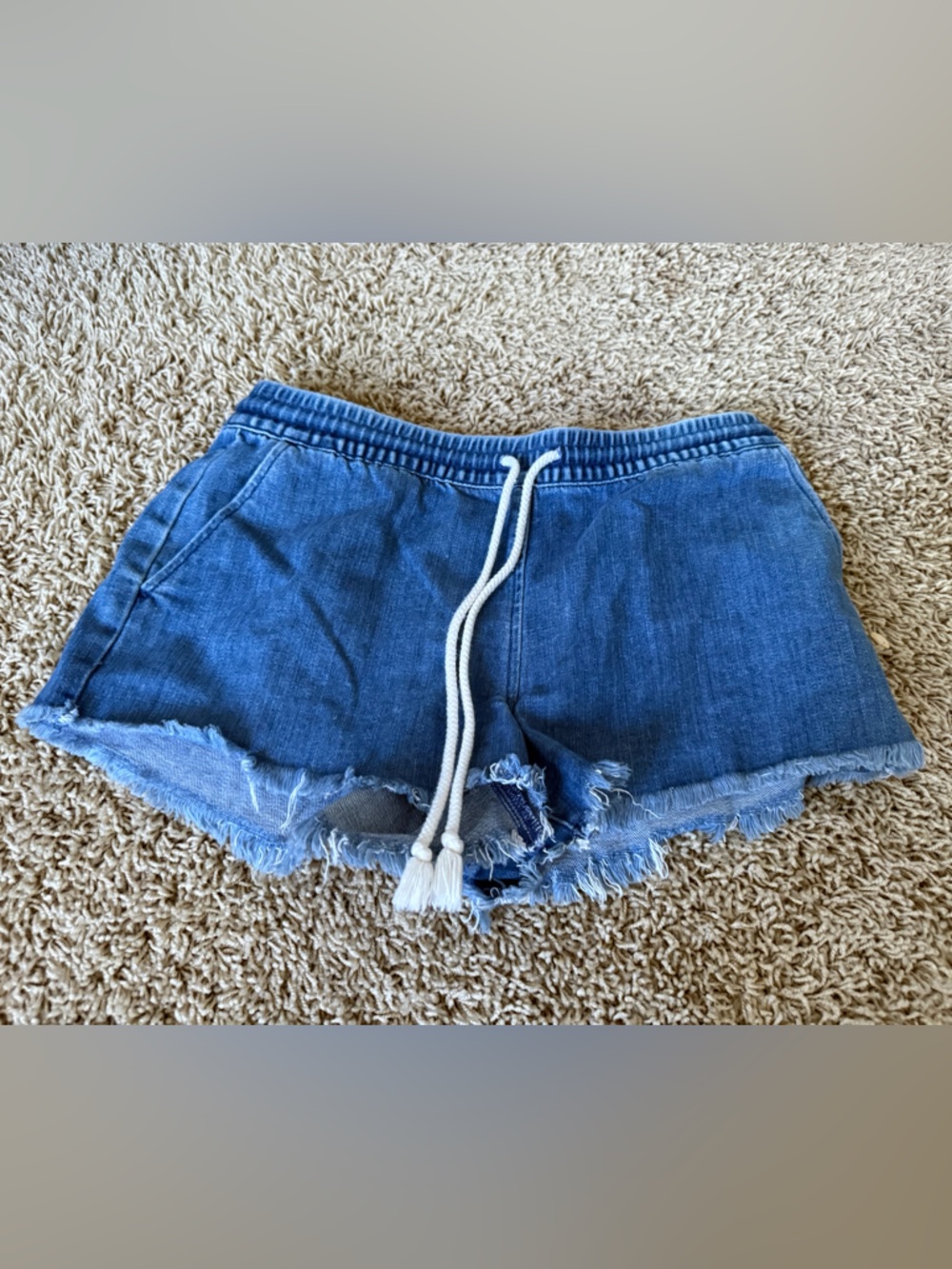 aerie blue shorts